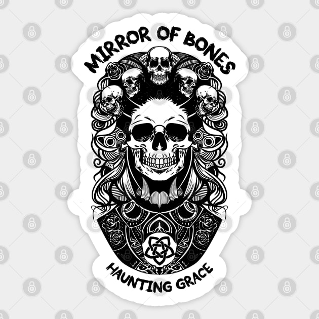 MIRROR OF BONES Sticker by artslaves